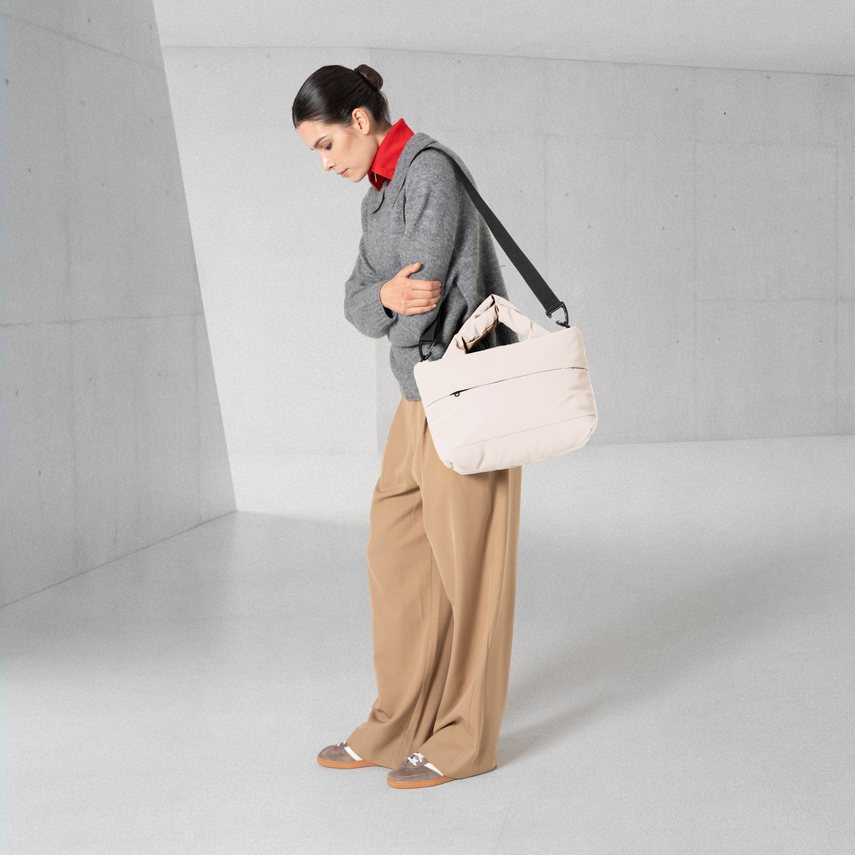 Olivia Puffy Bag - Light Apricot / Mini