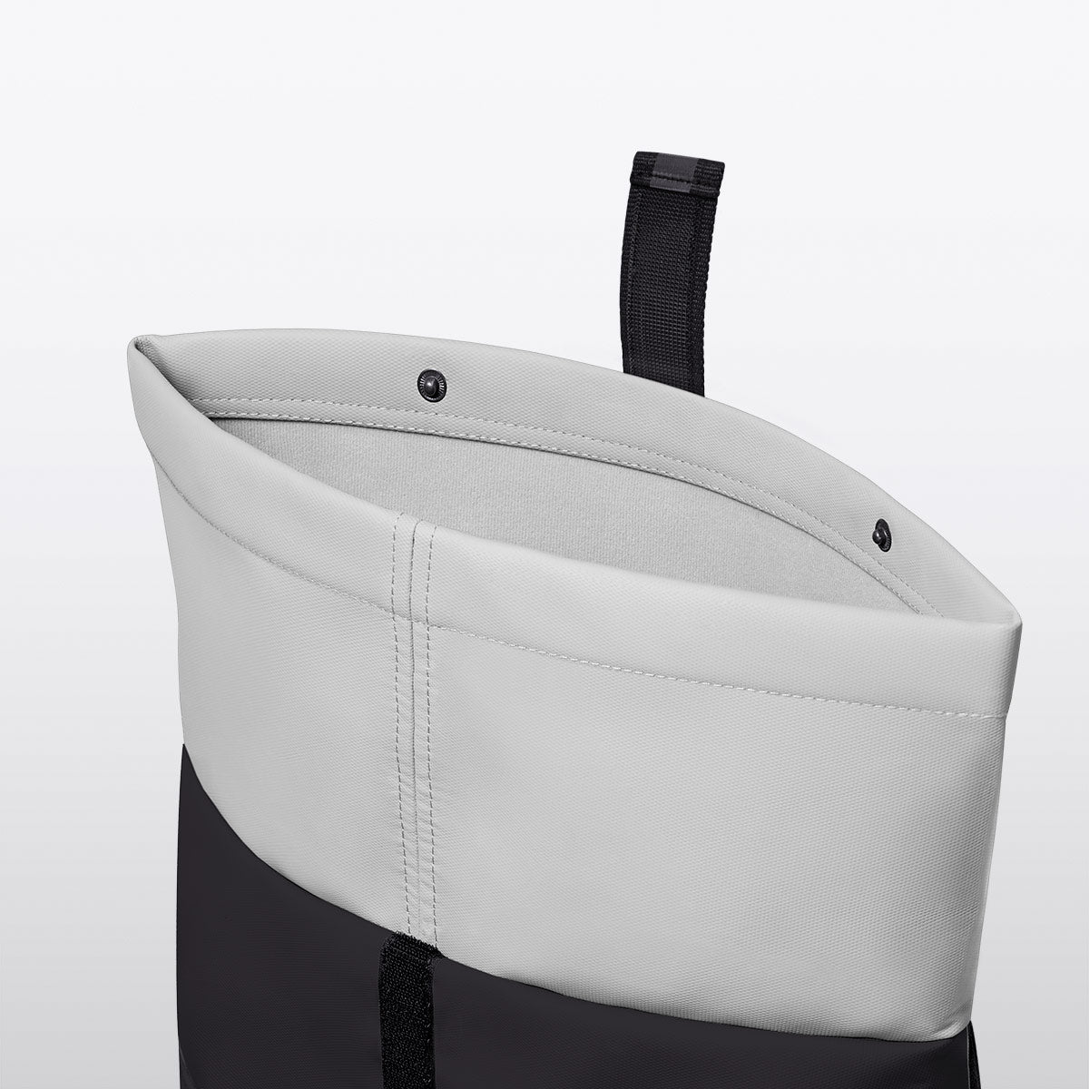 Hajo Roll-Top Backpack - Black / Medium