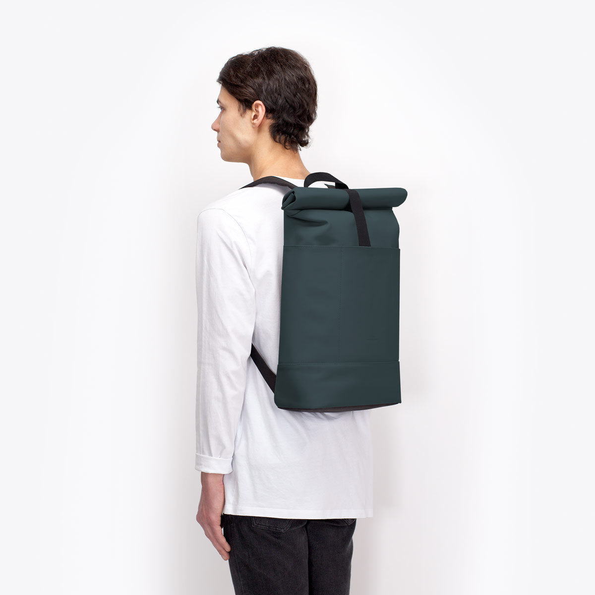 Hajo Roll-Top Backpack - Forest / Medium