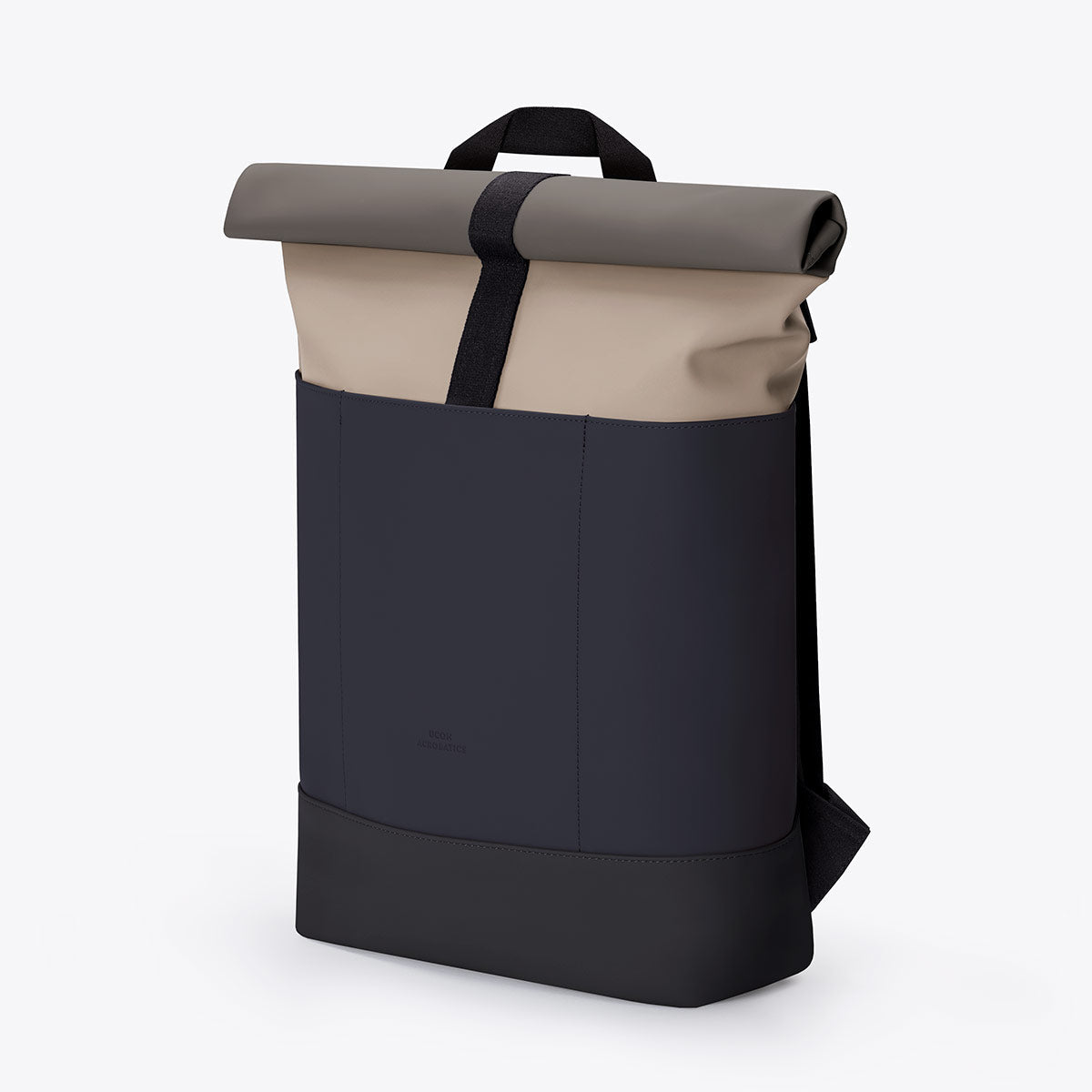 Hajo Roll-Top Backpack - Nude - Dark Navy / Medium
