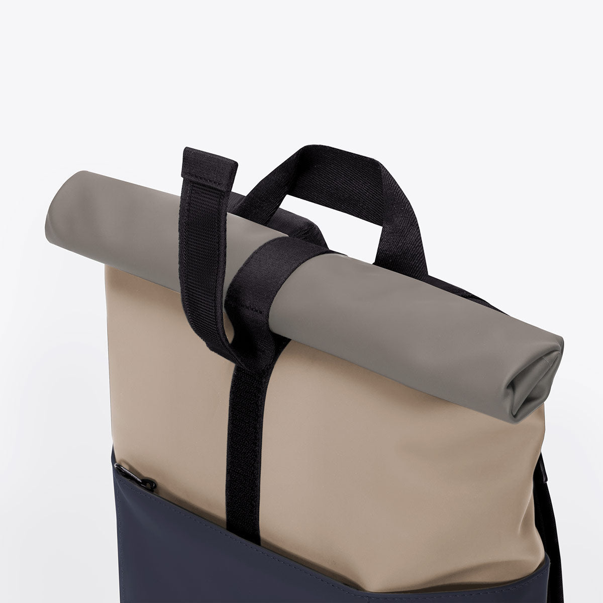 Hajo Roll-Top Backpack - Nude - Dark Navy / Medium