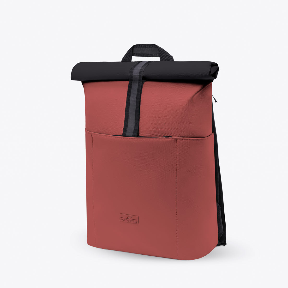 Hajo Roll-Top Backpack - Hibiscus - Black / Mini