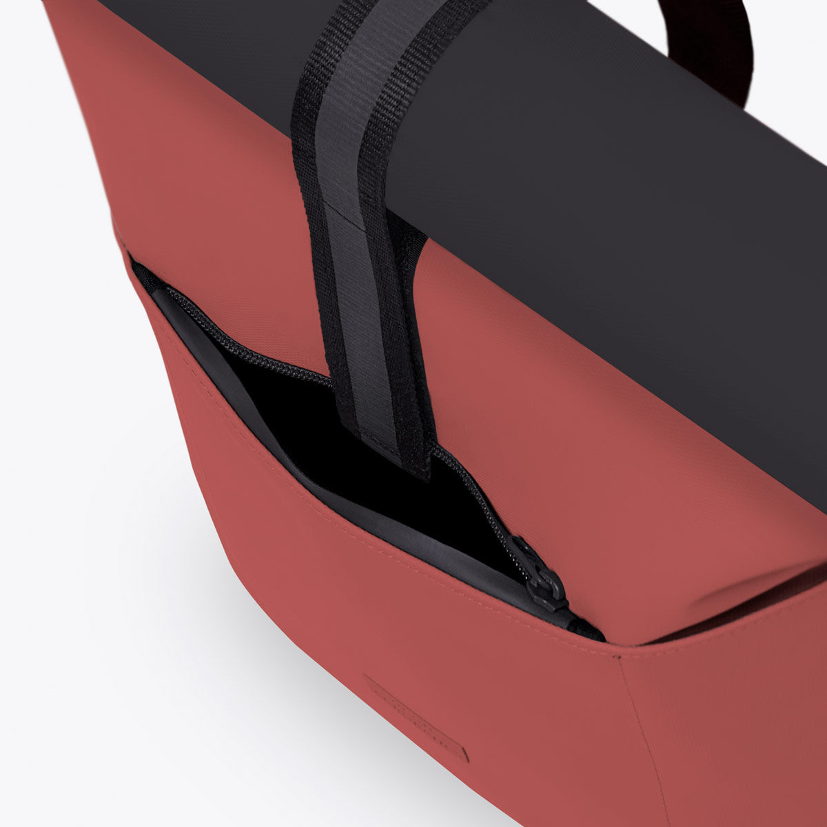 Hajo Roll-Top Backpack - Hibiscus - Black / Mini