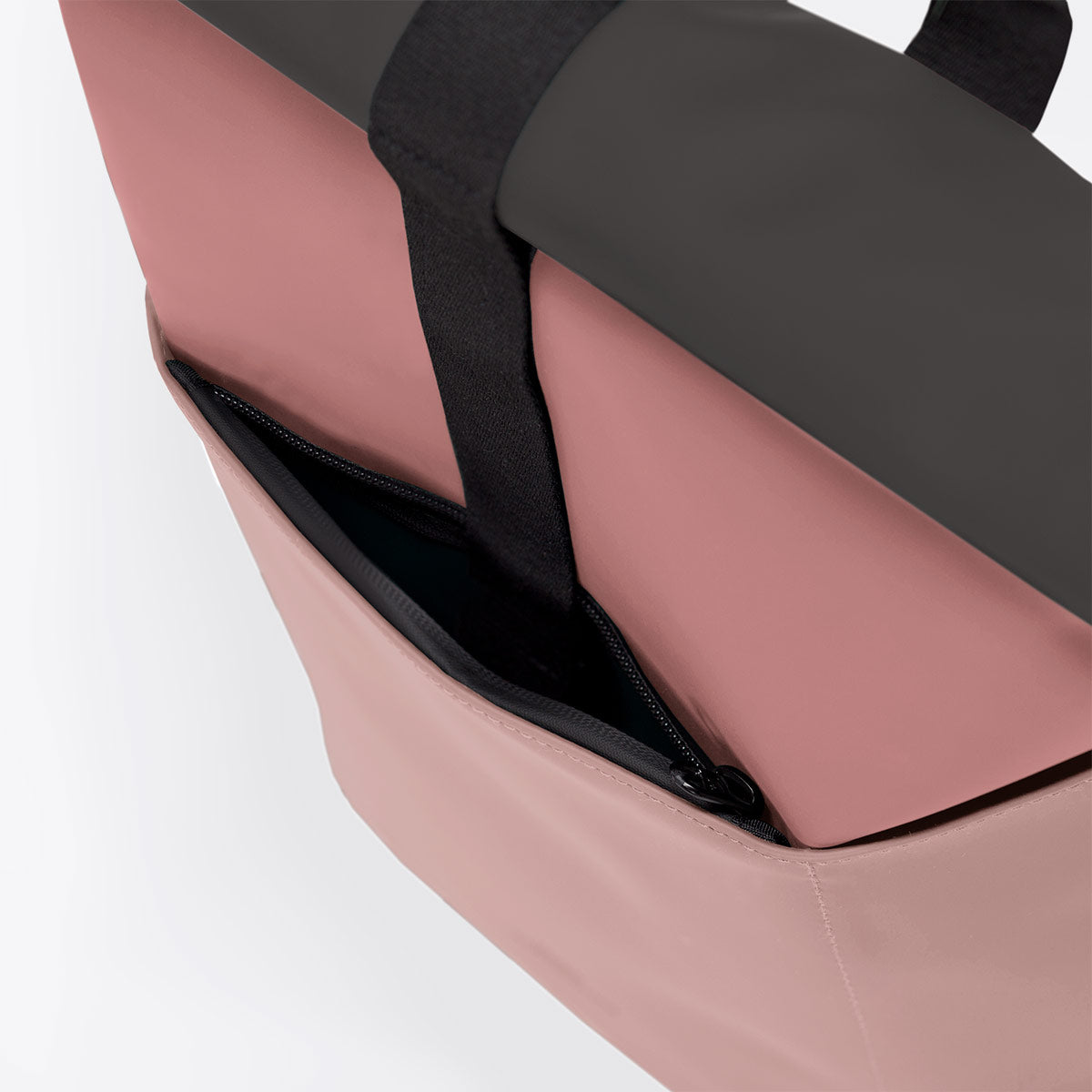Hajo Roll-Top Backpack - Rose - Dark Rose / Mini