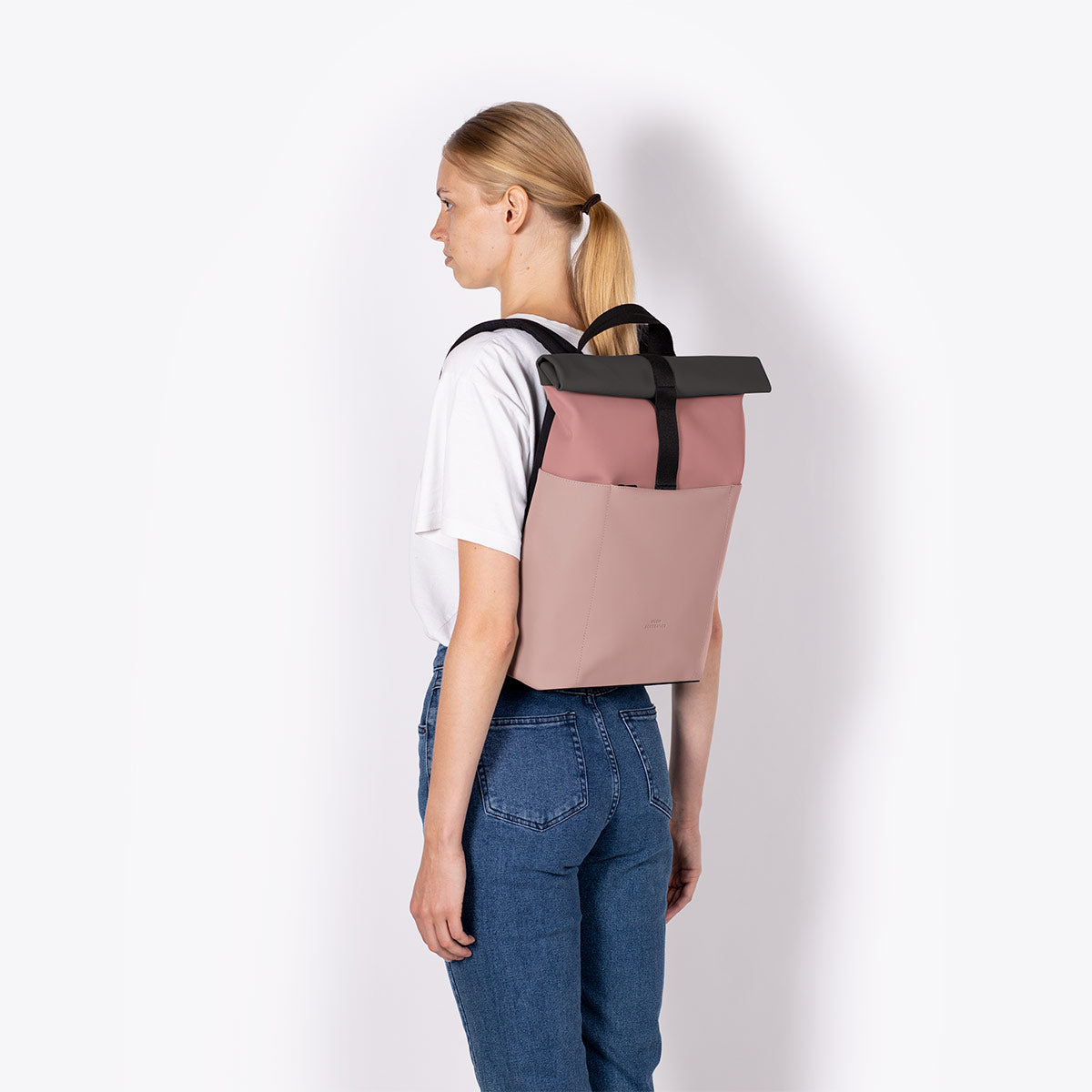 Hajo Roll-Top Backpack - Rose Dark Rose / Mini