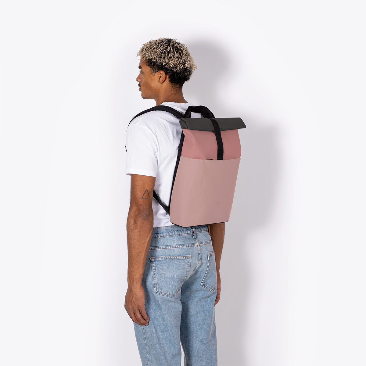 Hajo Roll-Top Backpack - Rose Dark Rose / Mini