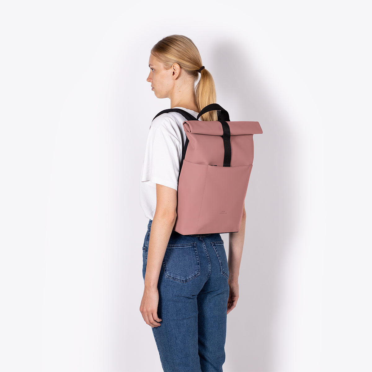Hajo Roll-Top Backpack - Dark Rose / Mini