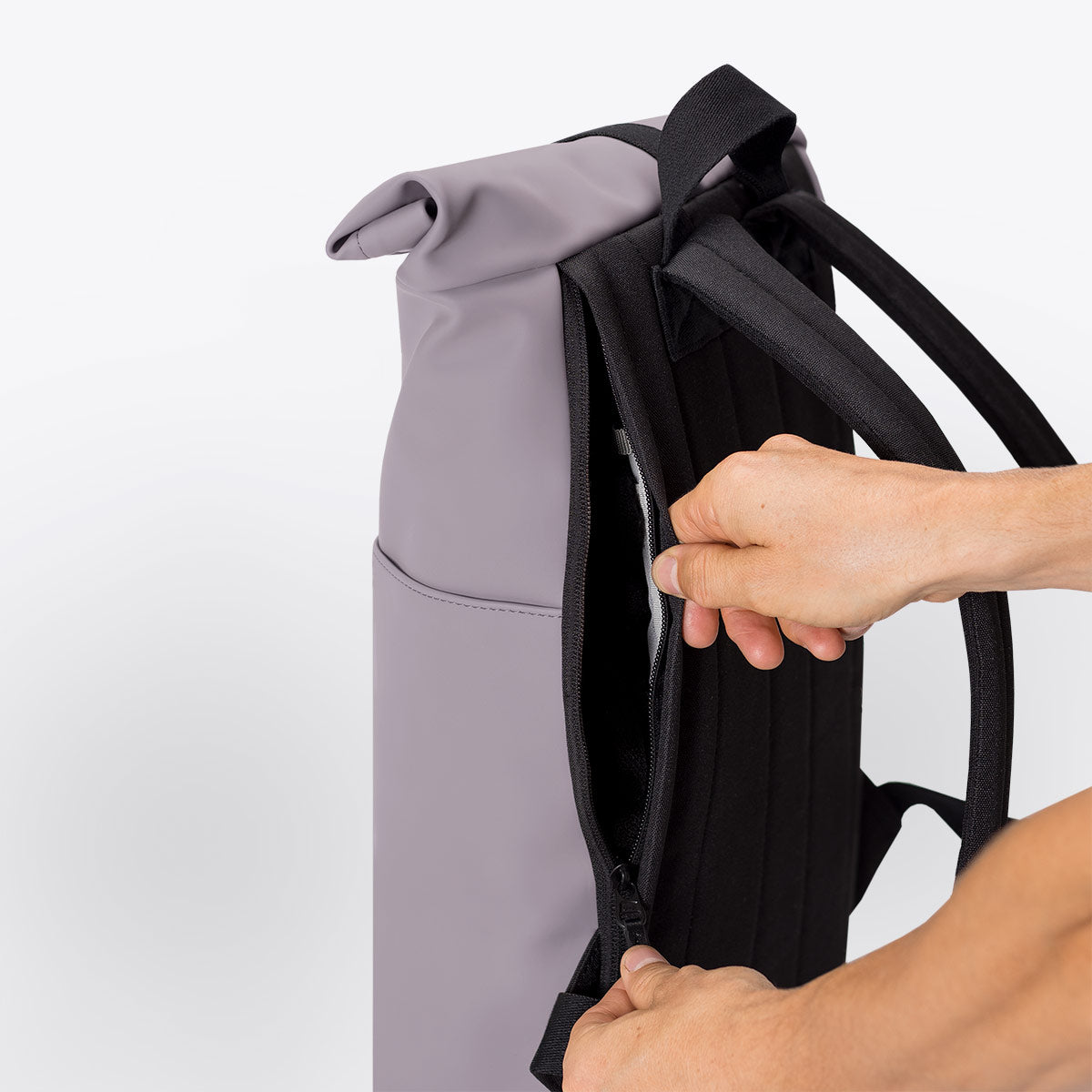 Hajo Roll-Top Backpack - Dusty Lilac / Mini