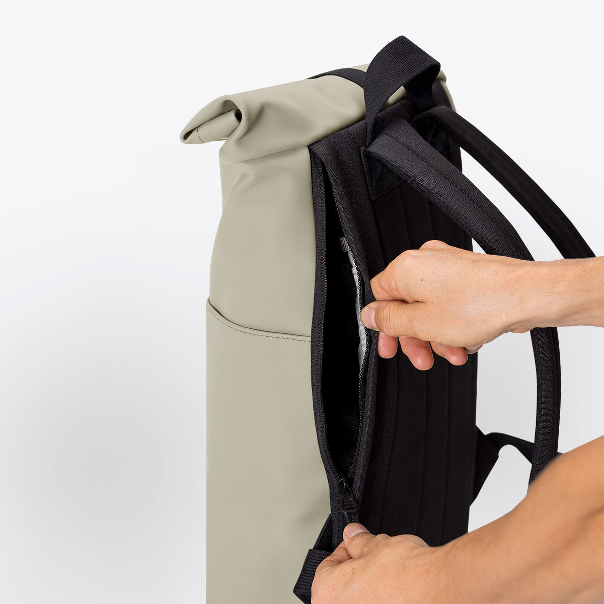 Hajo Roll-Top Backpack - Pastel Green / Mini