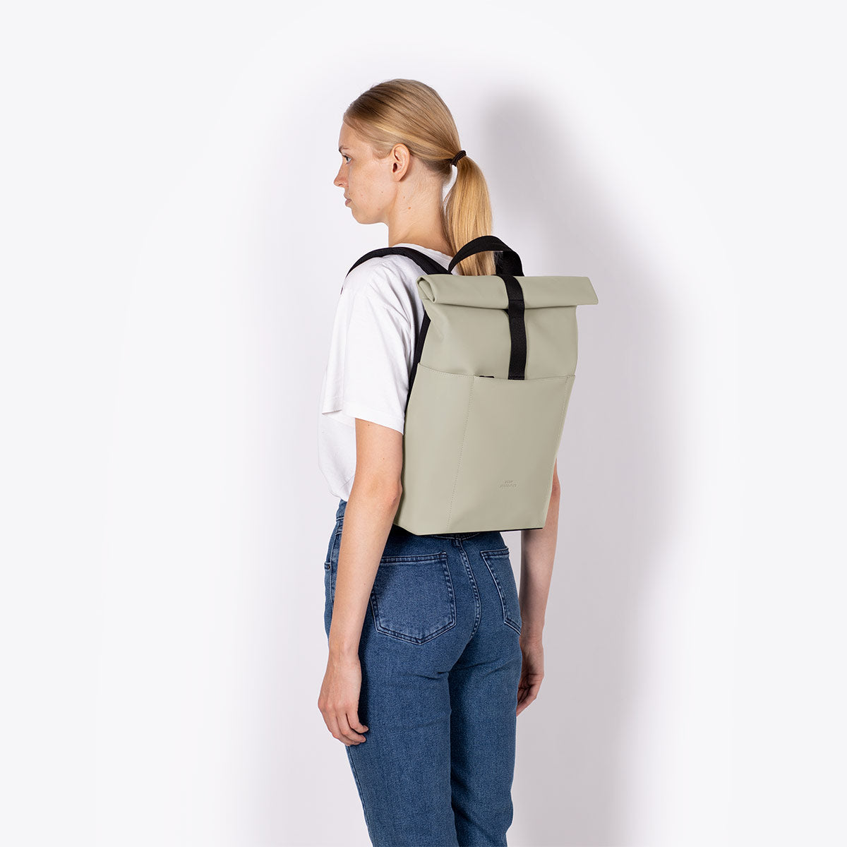 Hajo Roll-Top Backpack - Pastel Green / Mini