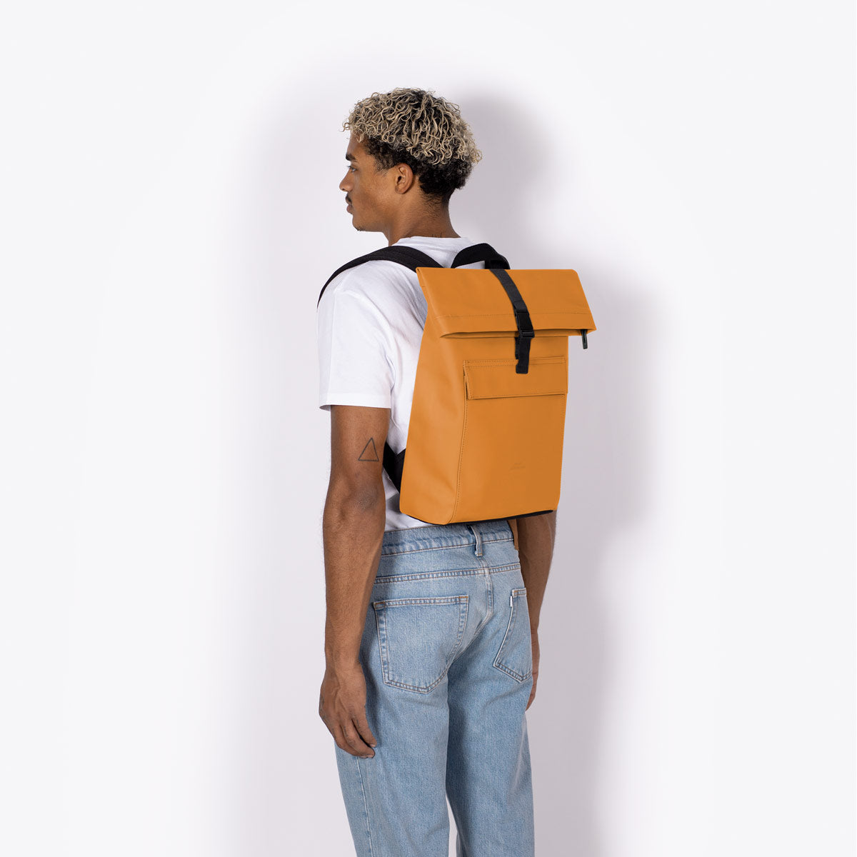 Jannik Roll-Top Backpack - Honey Mustard / Mini