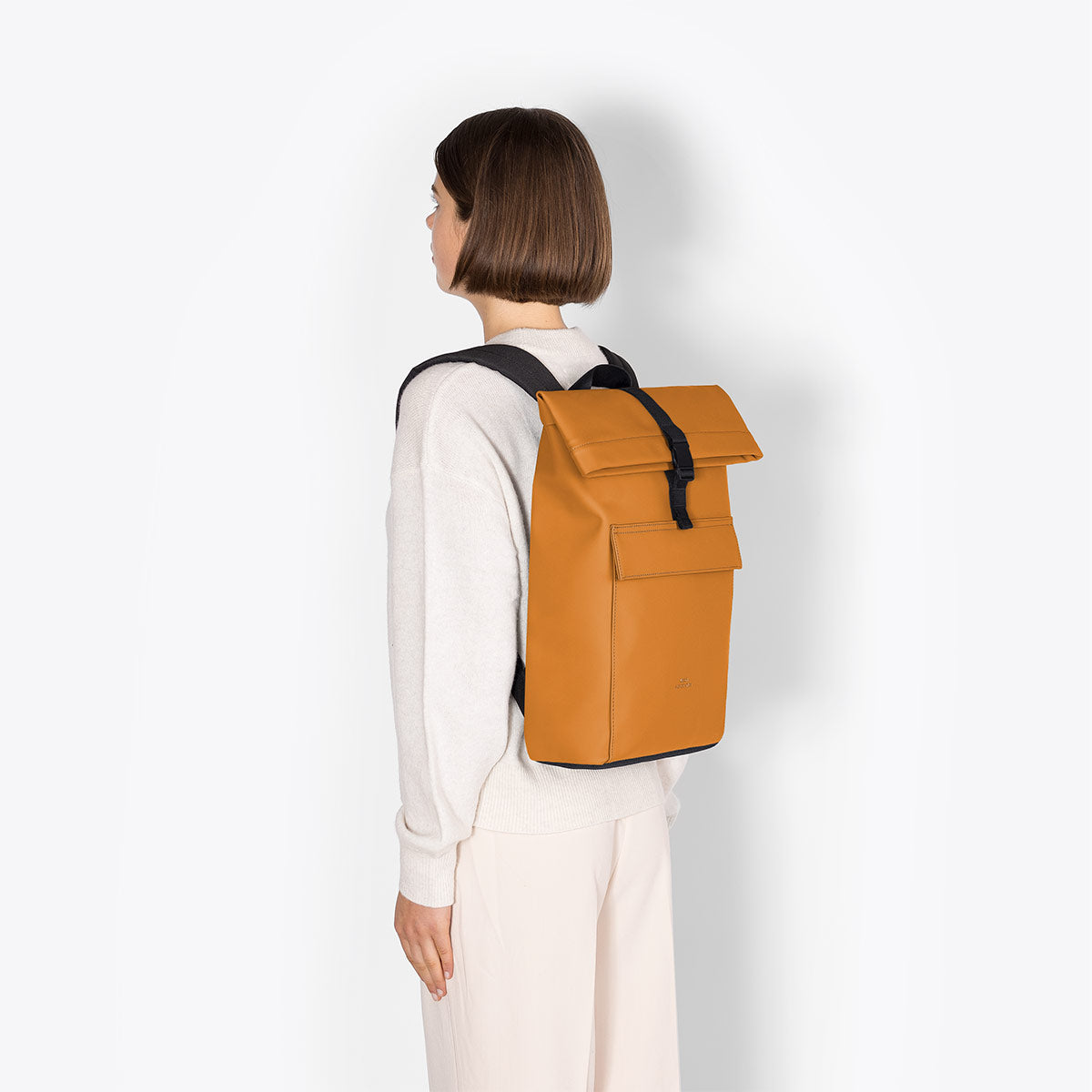 Jannik Roll-Top Backpack - Honey Mustard / Mini