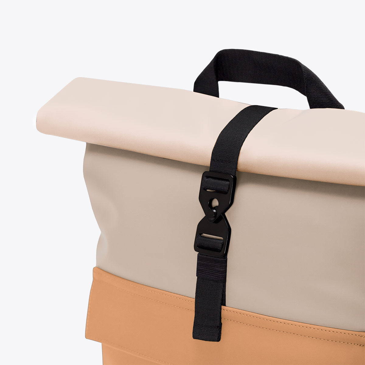 Jasper Roll-Top Backpack - Clay - Nude / Mini