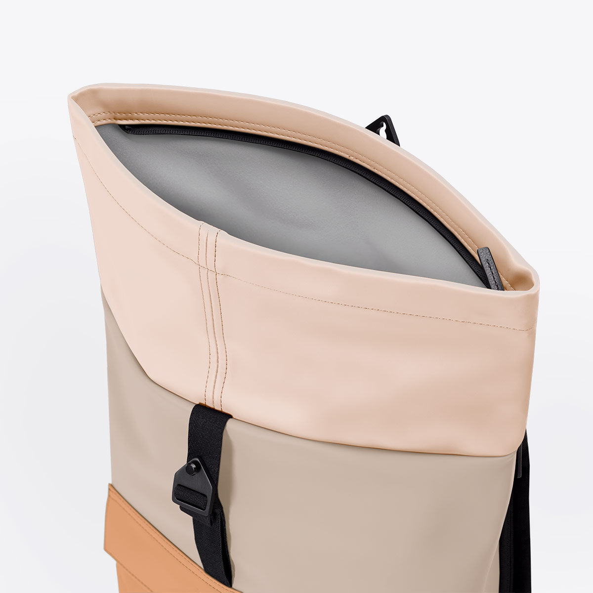 Jasper Roll-Top Backpack - Clay - Nude / Mini