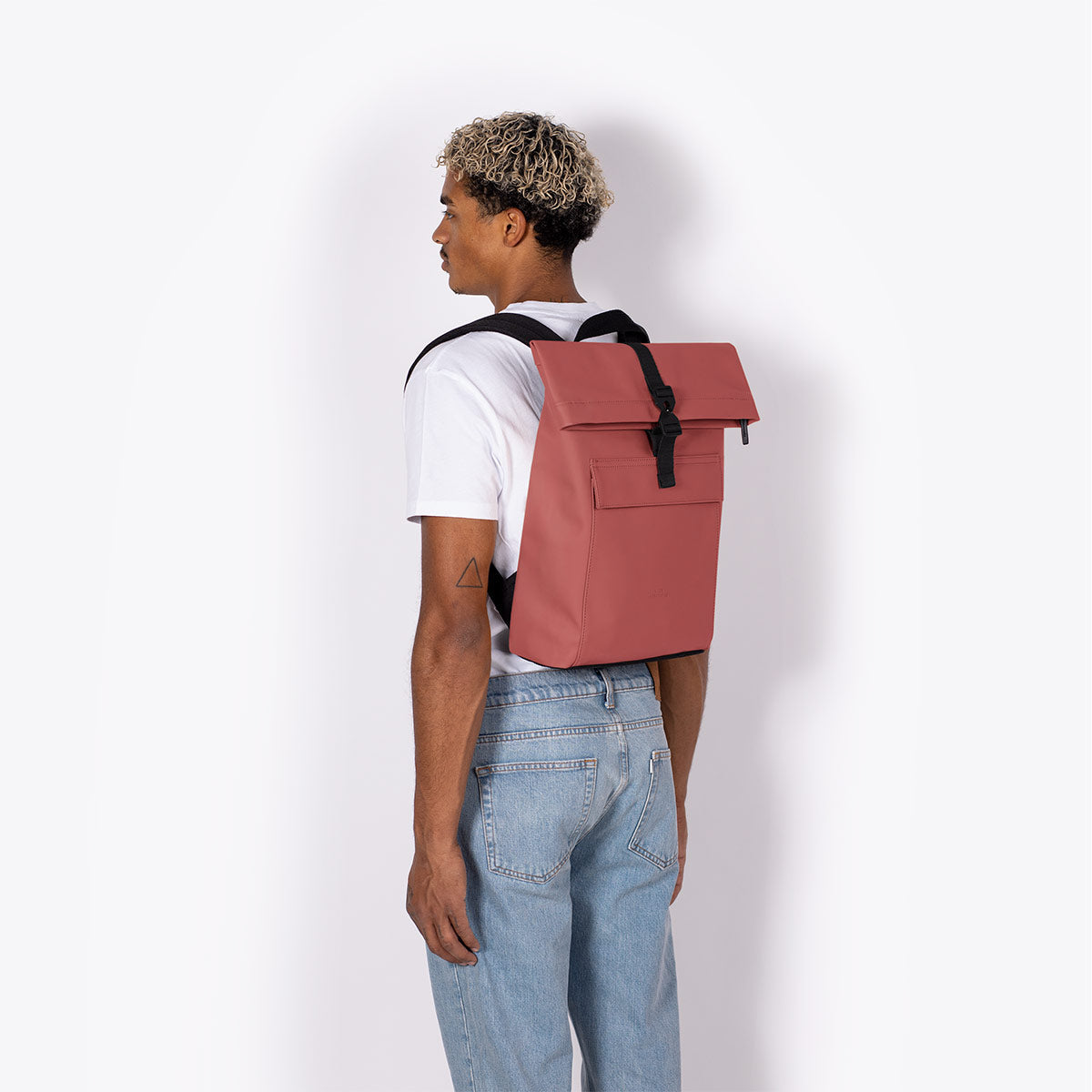 Jasper Roll-Top Backpack - Hibiscus / Mini