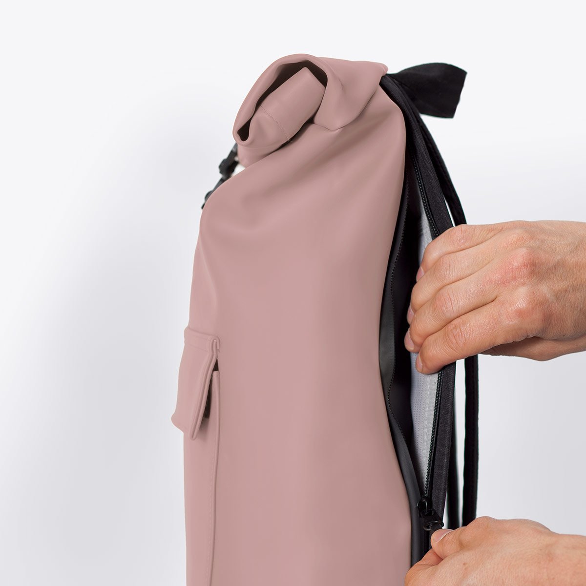 Jasper Roll-Top Backpack - Rose / Mini