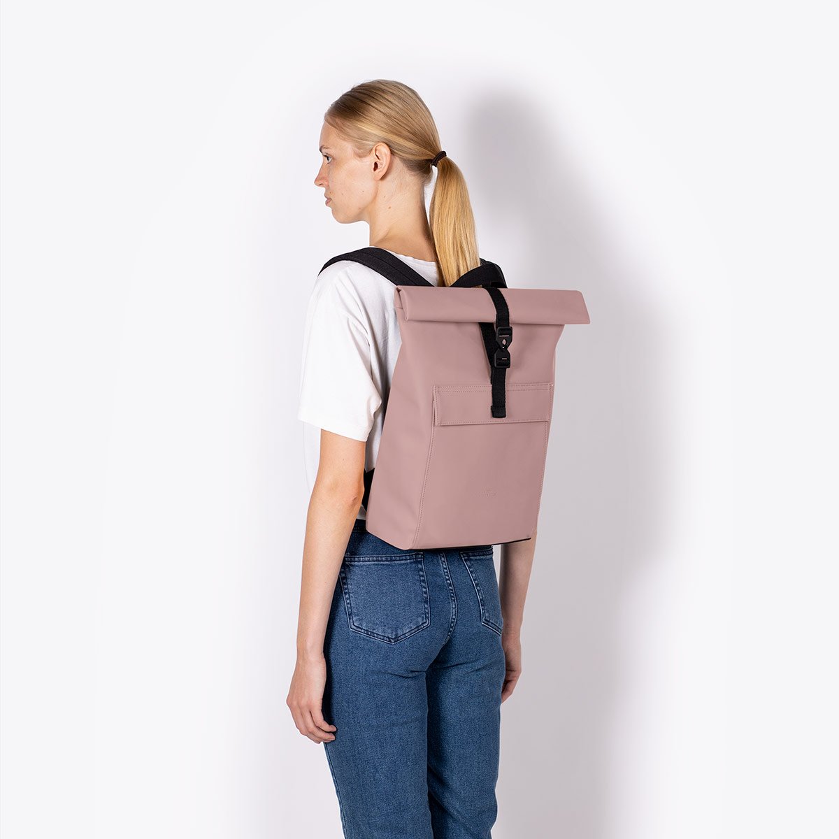 Jasper Roll-Top Backpack - Rose / Mini