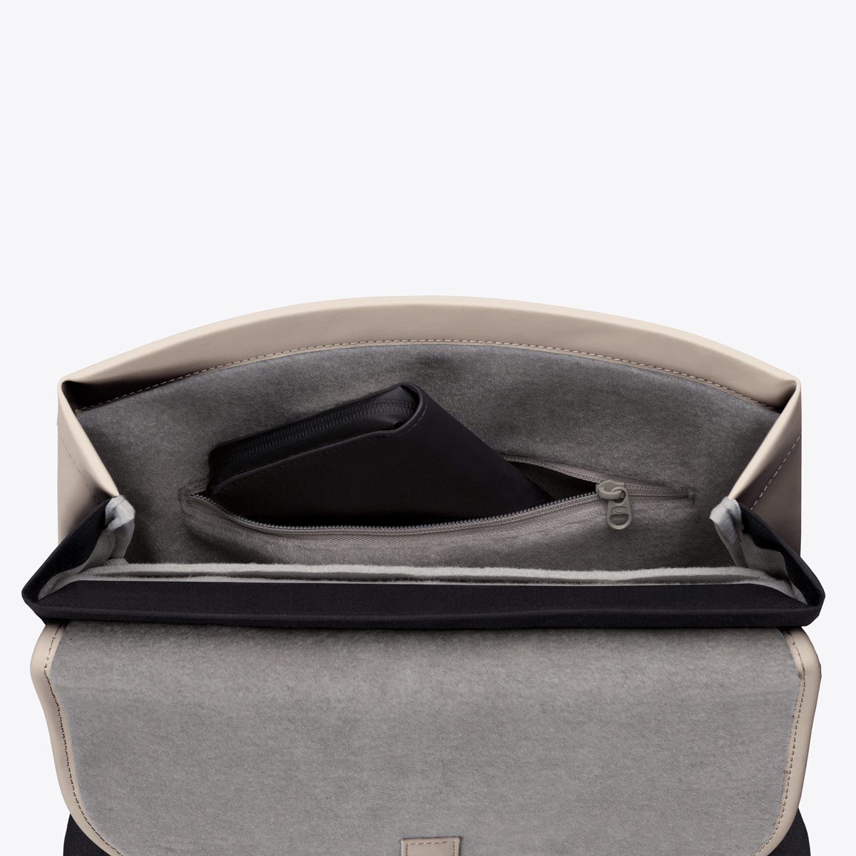 Mion Flap-Top Backpack - Light Sand