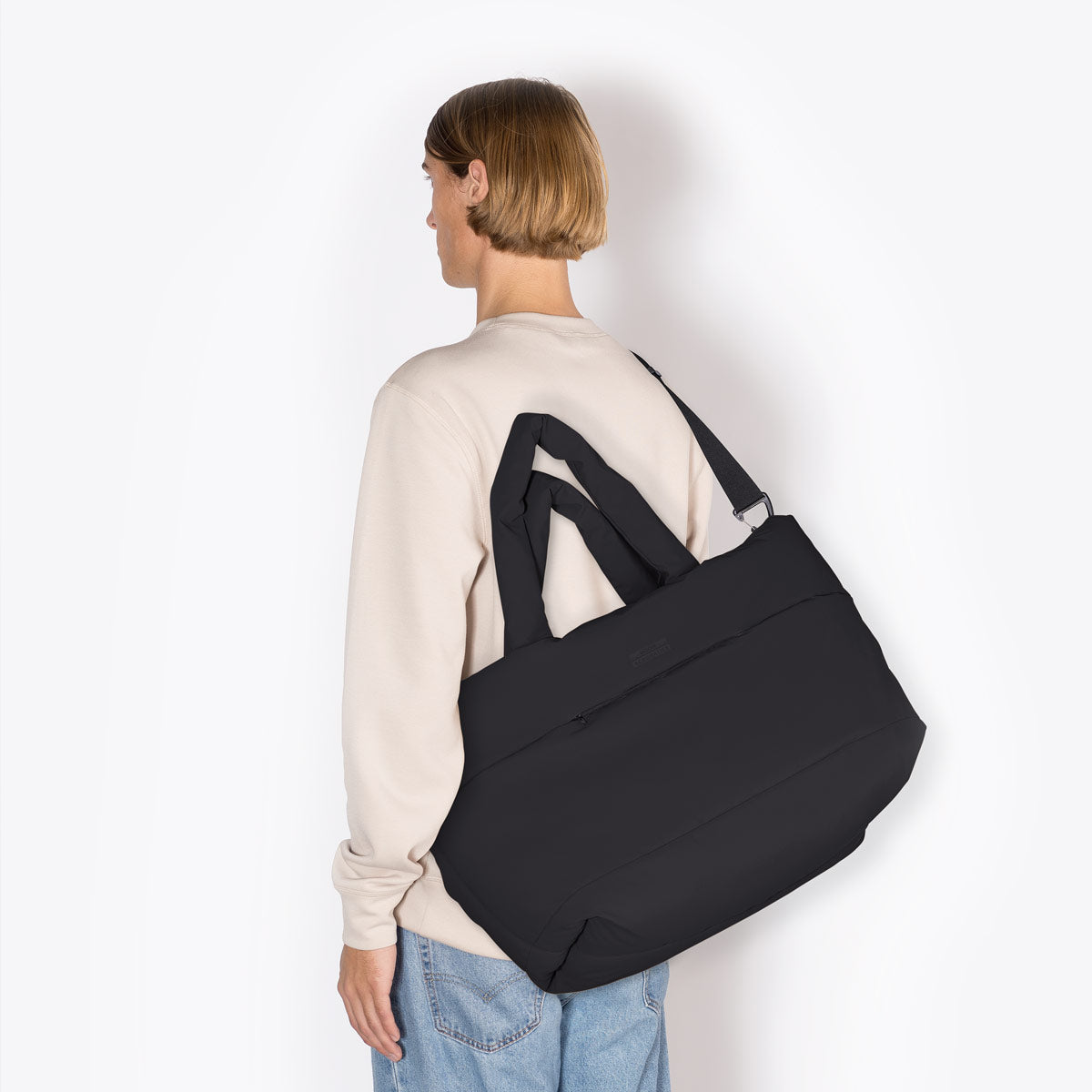 Olivia Puffy Bag - Black / Large