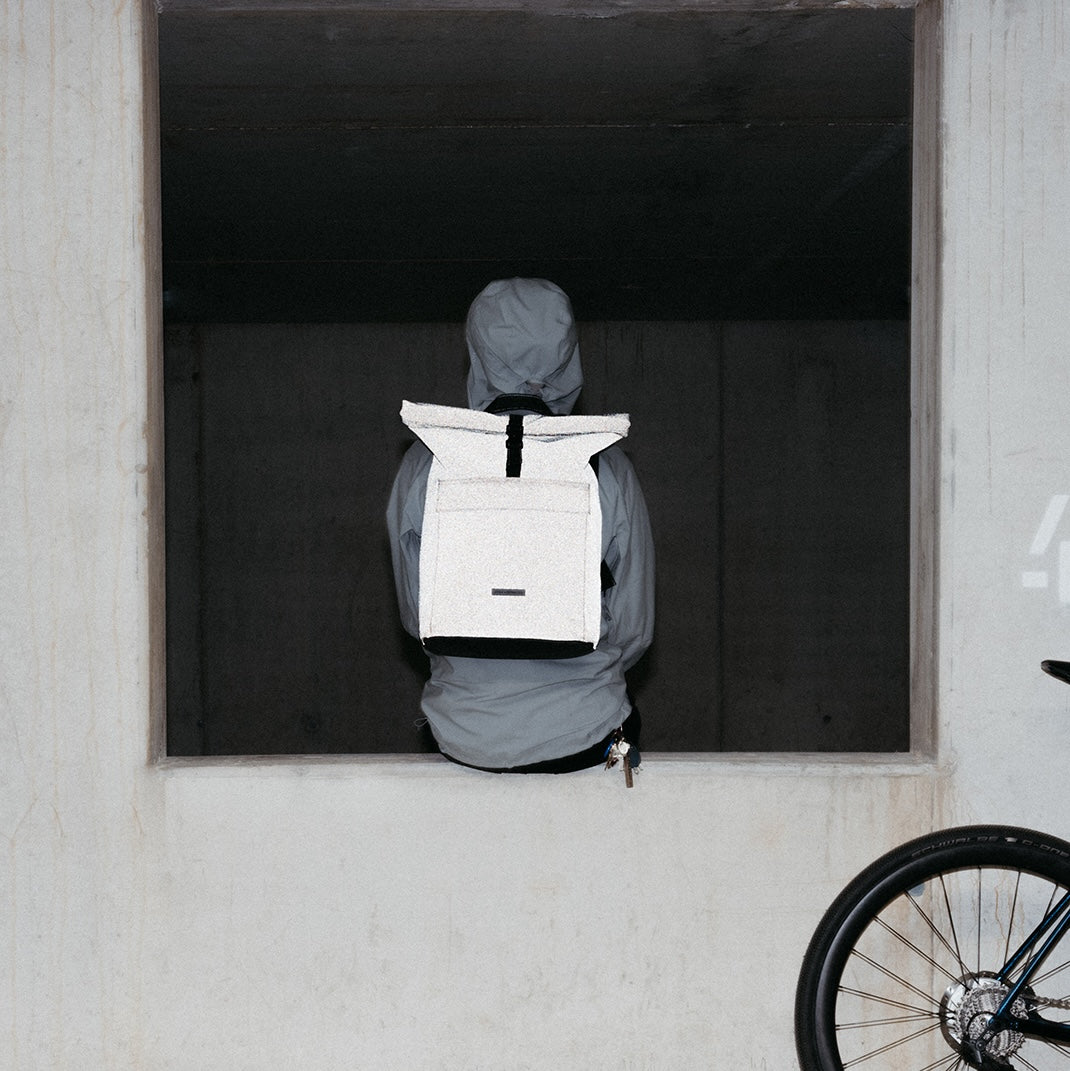 Jasper Roll-Top Backpack - Asphalt Reflective