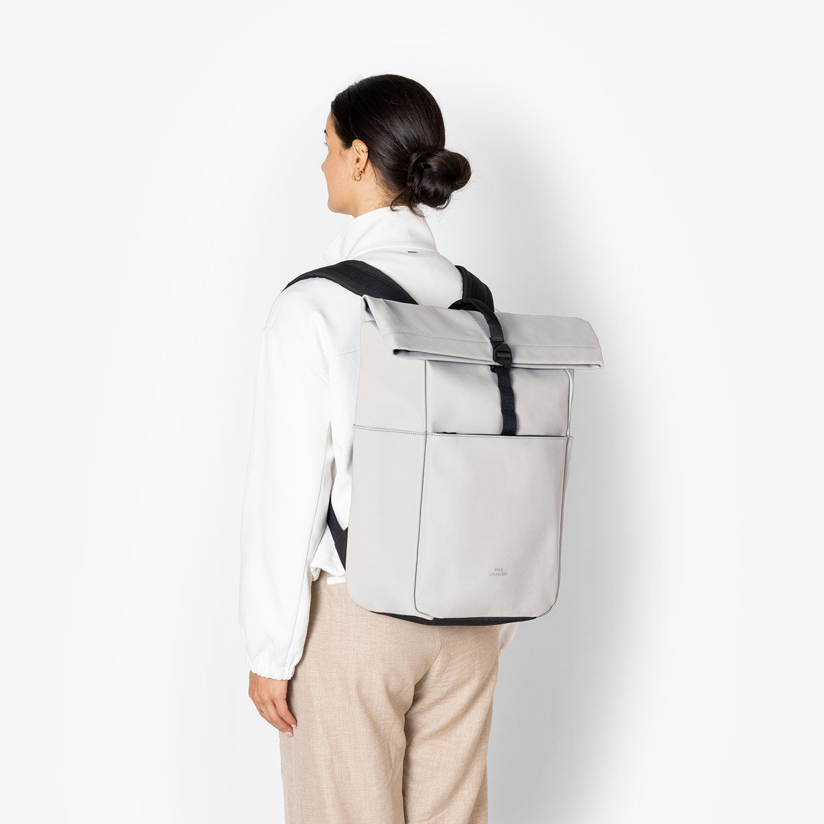 Yuto Roll-Top Backpack - Glacier Grey